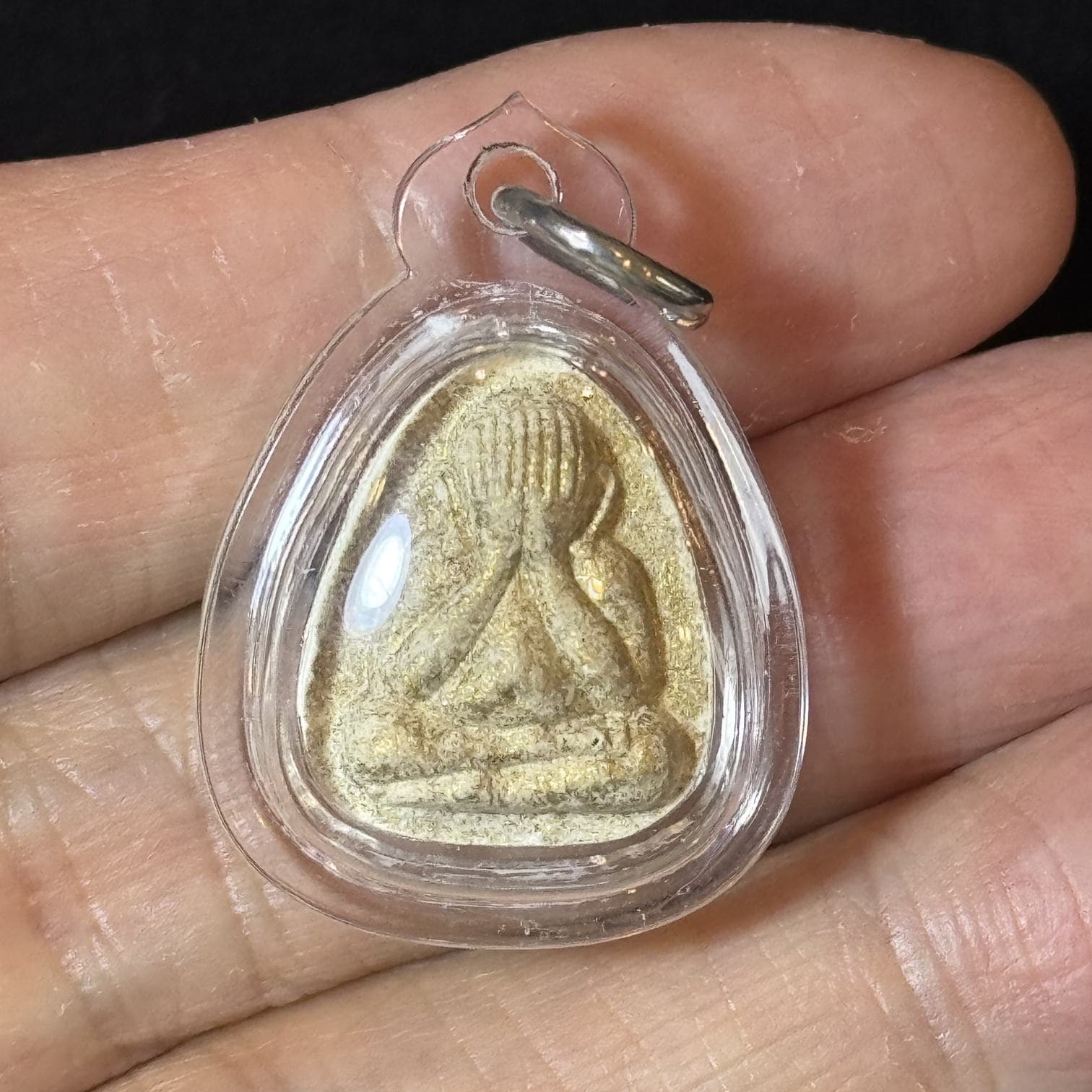 Luang Phor Tim · Wat Laharn Rai | Closed-Eye Wealth God Amulet · Powder Version · B.E. 2563 Edition 1