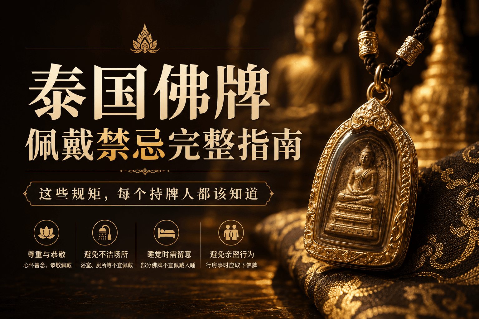 泰国佛牌佩戴禁忌完整指南:这些规矩,每个持牌人都该知道