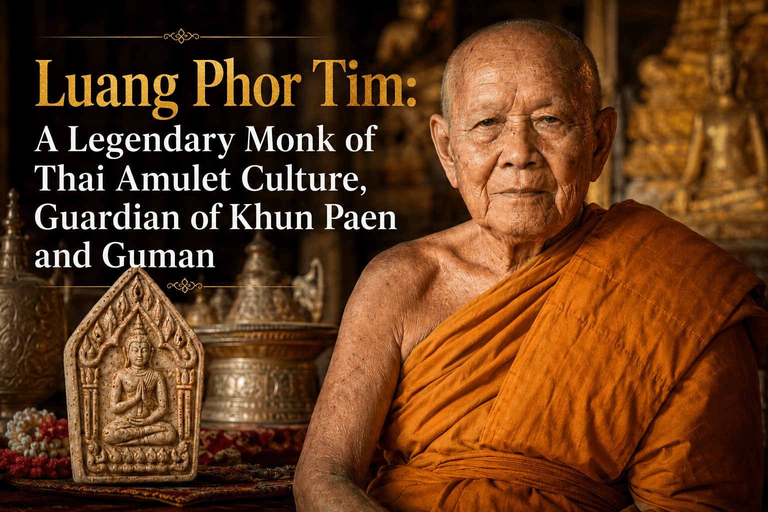 Luang Phor Tim of Wat Lahanrai: The Legend Behind Thailand's Most Coveted Khun Paen Amulet