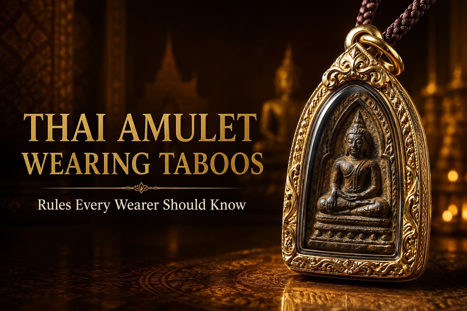 How to Wear a Thai Amulet: 3 Simple Guidelines (And Nothing to Stress About)